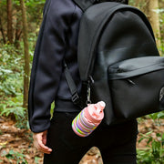 Rainbow Collapsible Water Bottle - Ultra-Portable, Reusable, BPA-Free Silicone - Perfect for Travel, Outdoor Adventures, Camping, Hiking, Running and Fitness Enthusiasts