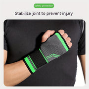 1pc Compression Wrist Brace Wrap - Ideal for Fitness, Sports, Weightlifting - Durable Wrist Pressure Band and Palm Support Bandage for Hand Stability, and Comfort During Workouts and Activities
