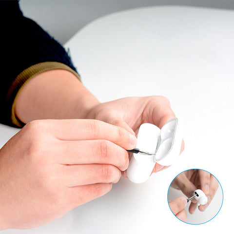 Minimalist Bluetooth Headset Cleaning Tool Set