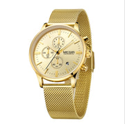 Sleek minimalist fashion top luxury Men Watch