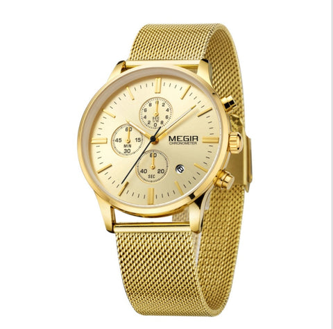 Sleek minimalist fashion top luxury Men Watch