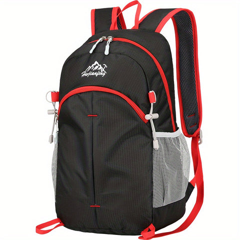 18L Outdoor Sports Backpack Ultra-light Large Capacity Folding Backpack Mountaineering Top Bag Suitable for Hiking, Cycling, Traveling, Business Trips, Commuting and Fitness Shock-absorbing Breathable Shoulder Straps Quick Fo