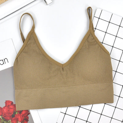 Base High Elastic Detachable Triangle Cup Sports Vest
