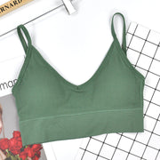 Base High Elastic Detachable Triangle Cup Sports Vest