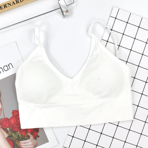 Base High Elastic Detachable Triangle Cup Sports Vest