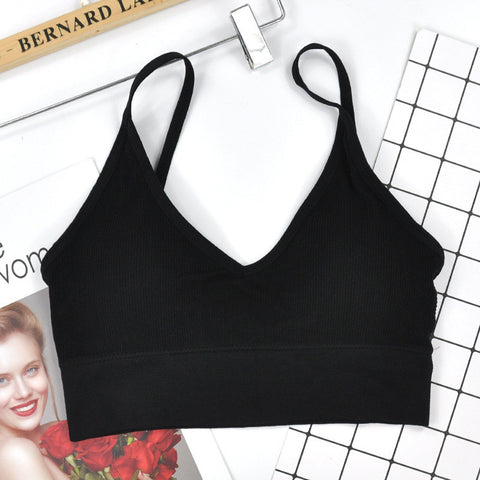 Base High Elastic Detachable Triangle Cup Sports Vest