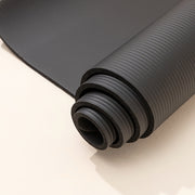Widen Thicken Extended Yoga Mat - 1pc Solid Color Dance Fitness Mat With Carrying Strap - 183*61*0.8cm/6.0*2.0*0.03ft