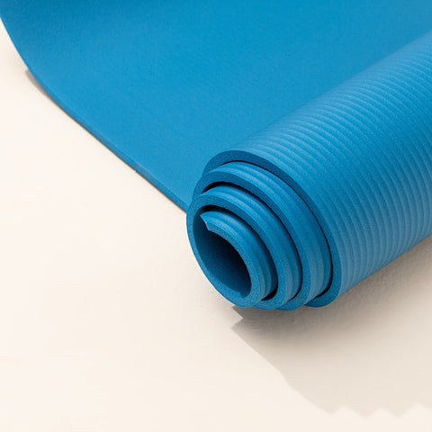 Widen Thicken Extended Yoga Mat - 1pc Solid Color Dance Fitness Mat With Carrying Strap - 183*61*0.8cm/6.0*2.0*0.03ft
