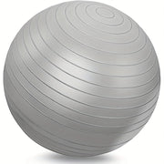 [Explosion-Proof Yoga Ball] Durable Textured Grip PVC Yoga Ball - Explosion-Proof for Adult Fitness, Pregnancy Support, Youngsters's Training & Postpartum Recovery | Includes Hand Pump
