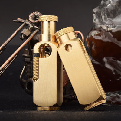 Household Pure Copper Minimalist Retro Lighter