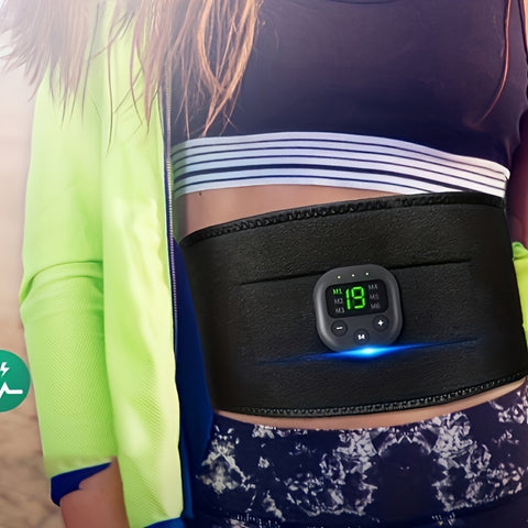 1pc, Electric Waist Shaper - USB Rechargeable Fat Burning Body Shaper for Abdominal Muscle Fitness Training