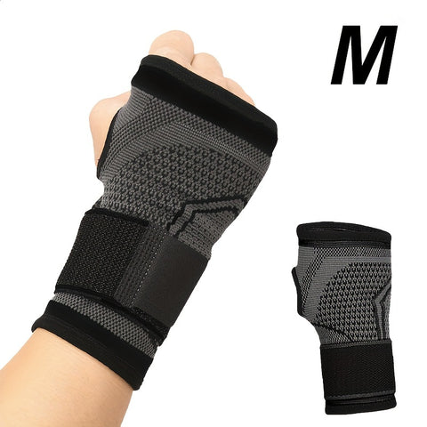 1pc Compression Wrist Brace Wrap - Ideal for Fitness, Sports, Weightlifting - Durable Wrist Pressure Band and Palm Support Bandage for Hand Stability, and Comfort During Workouts and Activities