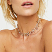 Alloy necklace body chain