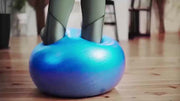 [Explosion-Proof Yoga Ball] Durable Textured Grip PVC Yoga Ball - Explosion-Proof for Adult Fitness, Pregnancy Support, Youngsters's Training & Postpartum Recovery | Includes Hand Pump