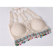 Tube top vest Bohemian design sense vest