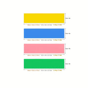 Latex Elastic Resistance Band - 1pc Workout Pilates Band for Gym Home Fitness Exercise