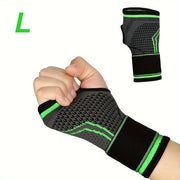 1pc Compression Wrist Brace Wrap - Ideal for Fitness, Sports, Weightlifting - Durable Wrist Pressure Band and Palm Support Bandage for Hand Stability, and Comfort During Workouts and Activities