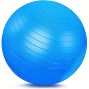 [Explosion-Proof Yoga Ball] Durable Textured Grip PVC Yoga Ball - Explosion-Proof for Adult Fitness, Pregnancy Support, Youngsters's Training & Postpartum Recovery | Includes Hand Pump