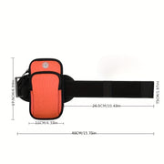 Waterproof Running Arm Bag for Men and Women - Securely Holds Mobile Phone and Other Essentials During Outdoor Sports and Fitness Activities