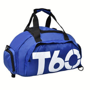 2023 New T60 Dual-Shoulder Sports Bag/Swim Bag/Ski Bag/Fitness Bag/Luggage Bag/Hiking Travel Bag/Yoga Bag/Student Bag(Essential for Holiday Outings, Give to Youngsters and Family Members Holiday Gifts)