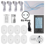 EMS Electric Muscle Stimulator Therapy 24 Modes 4 Output Channel Tens Unit Machine Physiotherapy Pulse Body Massager Dropship