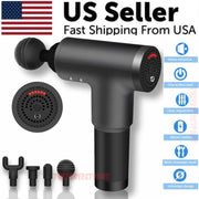 Sports Massage Gun with 4 Heads Deep Tissue Muscle Relaxing Percussion Massager