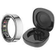 R09 Smart Ring with Charging Case Waterproof Health Fitness Rings Body Temperature Health and Sleep Monitor for Men Women