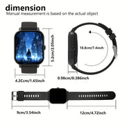 2025 New Smart Watch Outdoor Fitness Sports Watch Business Simple and Fresh Design Supports Wireless Suitable for Men and Women