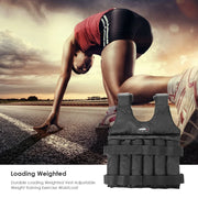 3-50KG Durable Weighted Vest Adjustable Weight Training Exercise Waistcoat Jacket Sand Clothing Boxing Fitness Equipment
