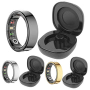 R09 Smart Ring with Charging Case Waterproof Health Fitness Rings Body Temperature Health and Sleep Monitor for Men Women