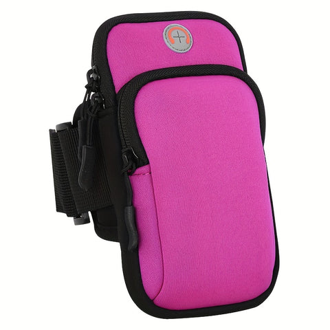 Waterproof Running Arm Bag for Men and Women - Securely Holds Mobile Phone and Other Essentials During Outdoor Sports and Fitness Activities