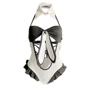 Women's Fashion Minimalist Jumpsuit Uniform Set