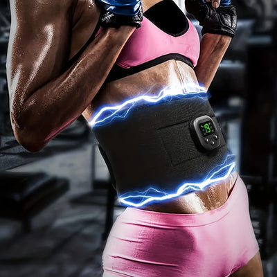1pc, Electric Waist Shaper - USB Rechargeable Fat Burning Body Shaper for Abdominal Muscle Fitness Training