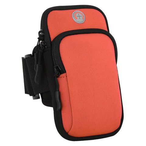 Waterproof Running Arm Bag for Men and Women - Securely Holds Mobile Phone and Other Essentials During Outdoor Sports and Fitness Activities