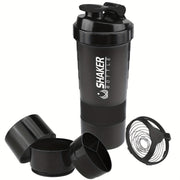 Portable Protein Shaker Cup - Durable PP Material, Leakproof Design, Ideal for Gym & Outdoor Fitness Enthusiasts, Shaking Cup, Milkshake - For Fitness Lovers & Athletes - Perfect Gift for Workout Enthusiasts