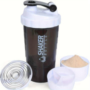 Portable Protein Shaker Cup - Durable PP Material, Leakproof Design, Ideal for Gym & Outdoor Fitness Enthusiasts, Shaking Cup, Milkshake - For Fitness Lovers & Athletes - Perfect Gift for Workout Enthusiasts