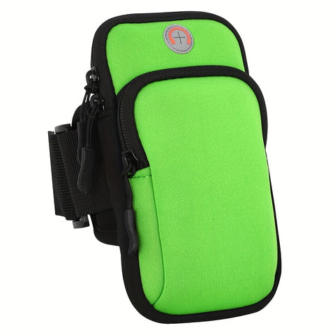 Waterproof Running Arm Bag for Men and Women - Securely Holds Mobile Phone and Other Essentials During Outdoor Sports and Fitness Activities