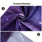 QUALICOS Seamless Sports Scarf - Versatile Neck Gaiter, Headband & Wristband with Vibrant for galaxy & Starry Night Patterns, Unisex All-Season Outdoor Gear for Hiking, Cycling & Fitness, Hiking Accessory, Stylish Headgear, D